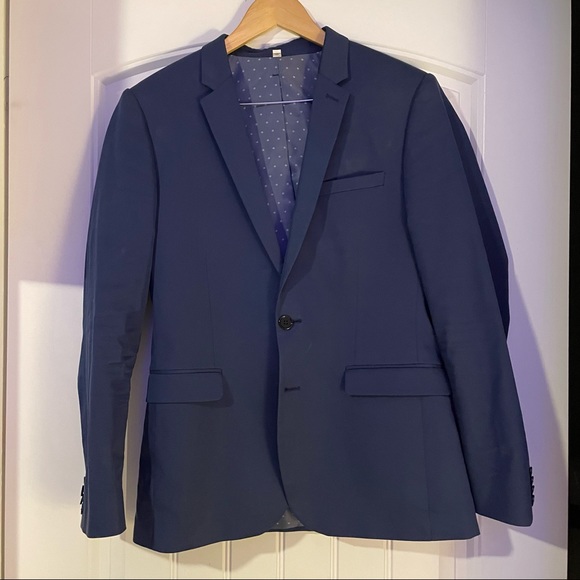 Express Innovator Men’s suit jacket. Deep blue - Picture 1 of 2